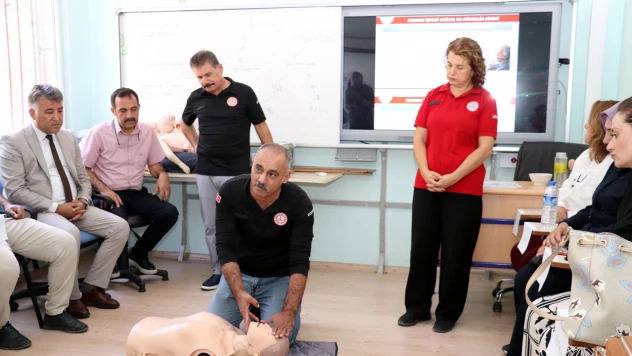 Kahramanmaraş'ta öğretmenlere hayat kurtaracak eğitim