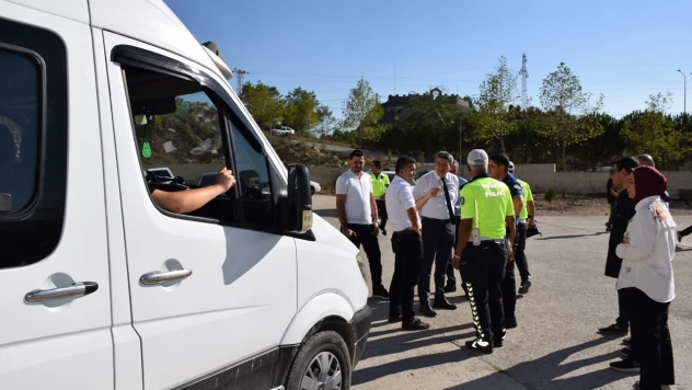 Kahramanmaraş'ta okul servislerine sıkı denetim