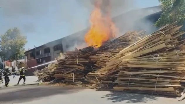 Kahramanmaraş'ta Sanayi Sitesinde yangın paniği