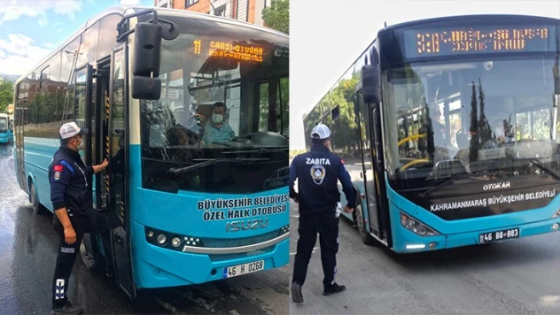 Kahramanmaraş'ta şehir içi taşımada seferler güncellendi