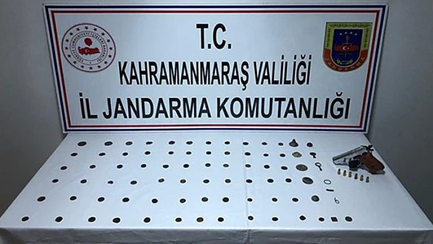 Kahramanmaraş'ta tarihi eser kaçakçılığı operasyonu