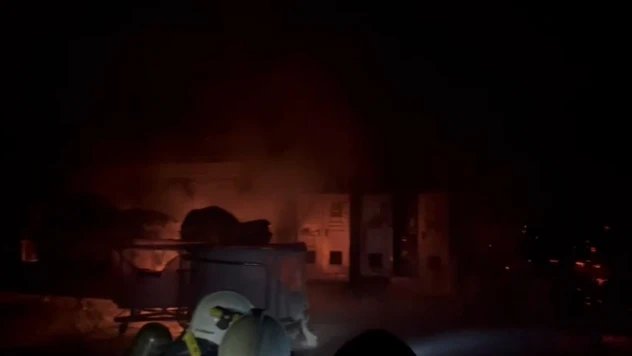 Kahramanmaraş'ta tekstil fabrikasında yangın