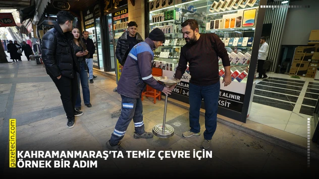 Kahramanmaraş'ta temiz çevre için örnek bir adım