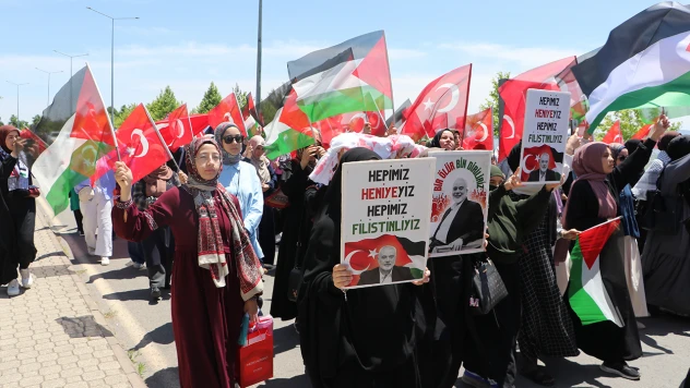 Kahramanmaraş'ta üniversite öğrencileri Filistin için yürüdü