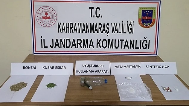 Kahramanmaraş'ta uyuşturucu operasyonu