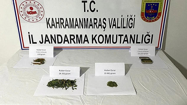 Kahramanmaraş'ta uyuşturucu operasyonu, 1 gözaltı