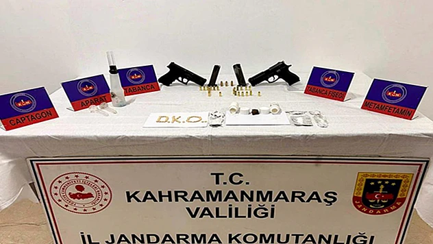 Kahramanmaraş'ta uyuşturucu operasyonunda 3 kişi yakalandı