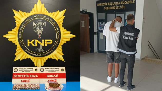 Kahramanmaraş'ta uyuşturucu operasyonu