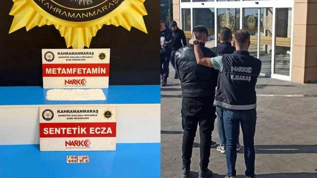 Kahramanmaraş'ta uyuşturucu operasyonunda 2 zanlı tutuklandı