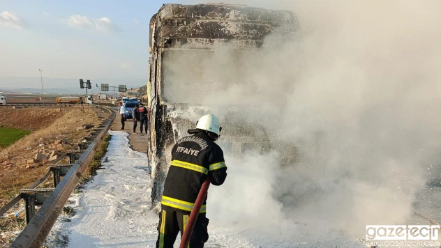 Kahramanmaraş tır yangını