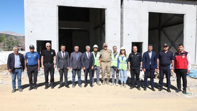 Kahramanmaraş Valisi Ünlüer, projeleri bizzat denetledi