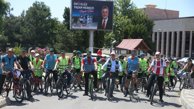 Kahramanmaraş ve çevre illerde 12'nci Yeşilay Bisiklet Turu düzenlendi