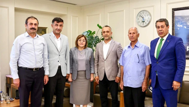 Kahramanmaraş Ziraat Odası Başkanlarından Fatma Şahin'e ziyaret