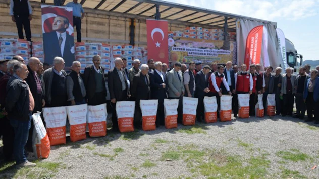 Kahramanmaraşlı üreticilere 14 ton Yağlık Ayçiçeği tohumu dağıtıldı