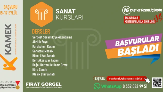 KAMEK''te yeni dönem kurs kayıtları başladı