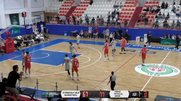 Kipaş İstiklal Basketbol şampiyonluğa bir adım daha yaklaştı