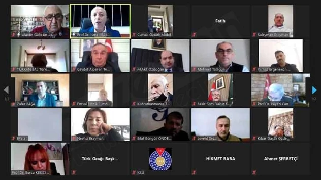 KSÜ'de çevrim içi çalıştay düzenlendi