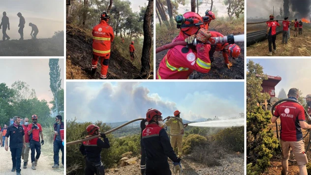 MEB'in arama kurtarma birimi ekipleri yeşil vatan için sahada