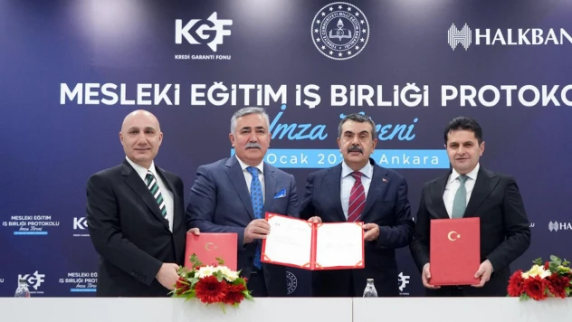 Meslek lisesi mezunu gençlere yönelik protokol imzalandı