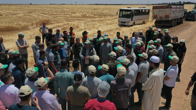 Mezopotamya'nın kalbinde hasat mesaisi başladı