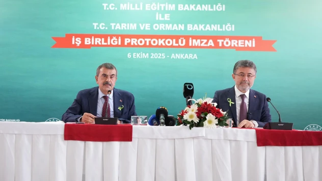 Millî Eğitim ile Tarım ve Orman Bakanlıkları arasında iş birliği