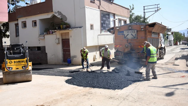 Namık Kemal'de asfalt çalışması başladı