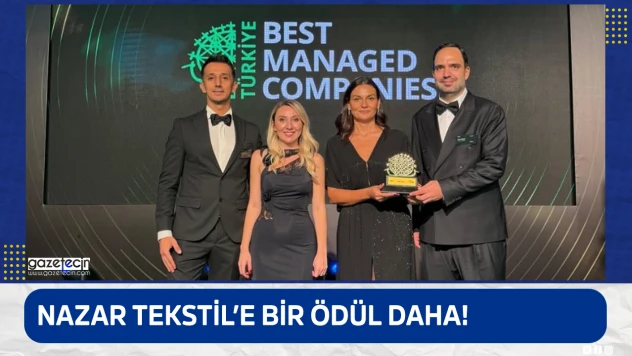 Nazar Tekstil'e bir ödül daha!