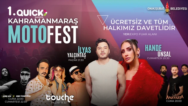 Onikişubat Belediyesi'nin katkılarıyla Kahramanmaraş Motofest başlıyor