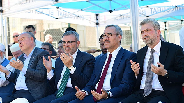 Onikişubat'ta yeni caminin temeli atıldı