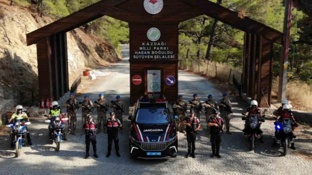 Orman yangınlarına karşı jandarma teyakkuzda