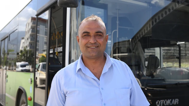 Otobüs şoföründen alkışlanacak davranış