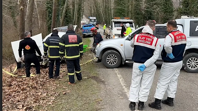 Otomobil ağaca çarptı! 1 kişi öldü, 2 kişi yaralandı