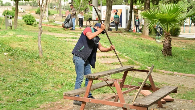 Park ve bahçelerde bakım ve onarım zamanı!