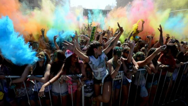 Moskovada Renk Festivali Düzenlendi