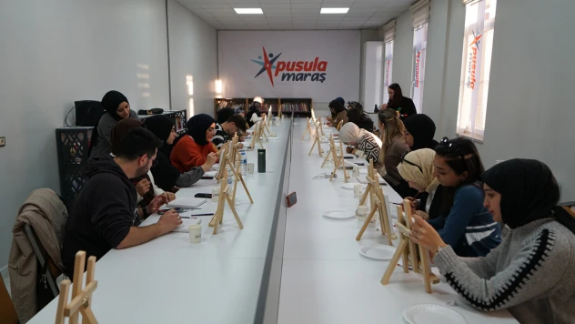 Pusula Maraş'tan gençlere sanat dolu atölye