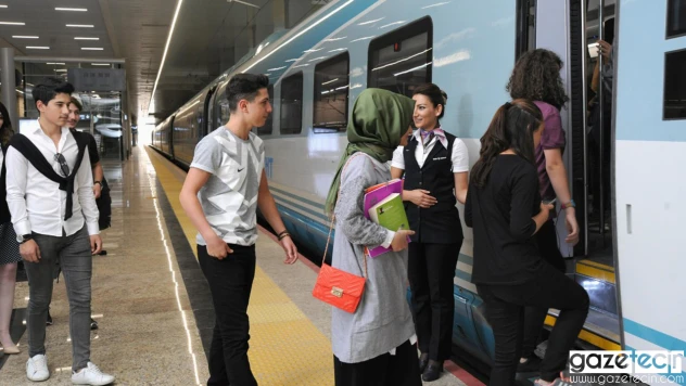 Raylarda bayram trafiği