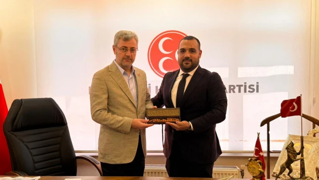 Şahinkanat'tan MHP Kahramanmaraş İl Başkanı Metehan'a hayırlı olsun ziyareti