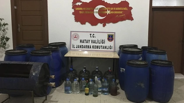 Sahte ve kaçak içki operasyonu: 9 gözaltı