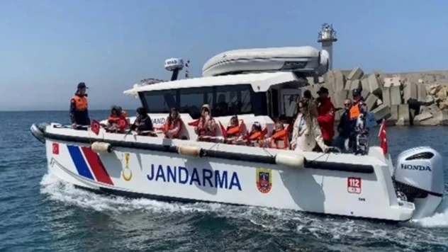 SAK eşliğinde deniz turu