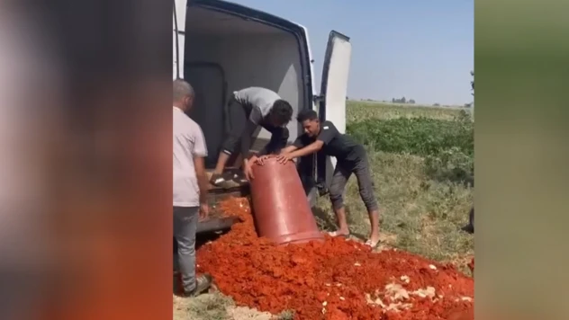 Salça üretimi yapan işletme denetim altında