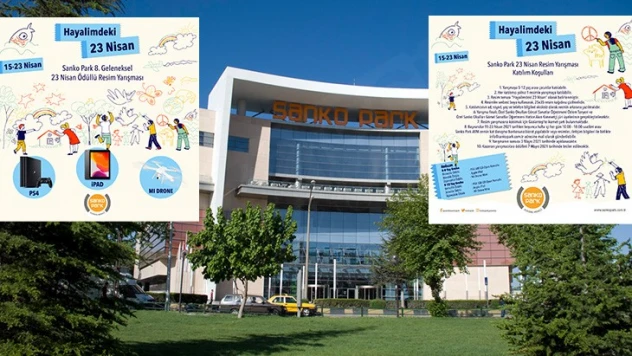 SANKO Park AVM, çocuklara yönelik ödüllü yarışma düzenledi