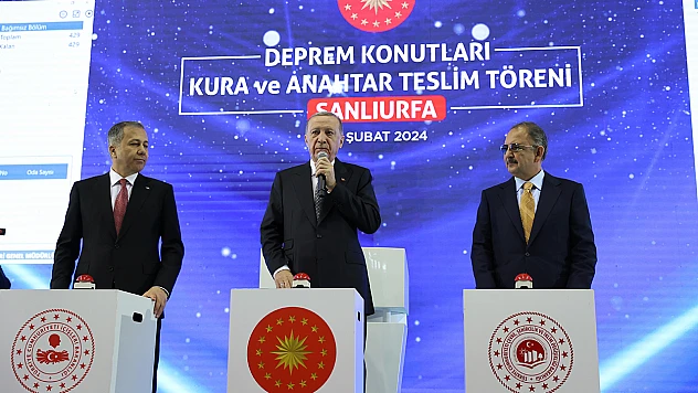 Şanlıurfa'da bin 314 konut ve köy evi teslim edildi