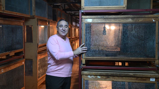 Selami Gökgöl, hem etçil hayvanlar hem de bilim için böcek üretiyor