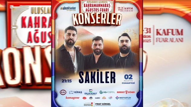 Sevilen müzik grubu Sakiler, 2 Ağustos'ta KAFUM'da!