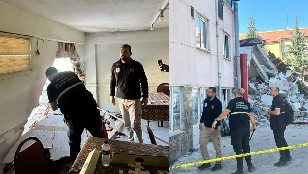 Sındırgı depreminde hasar tespit çalışmaları başladı