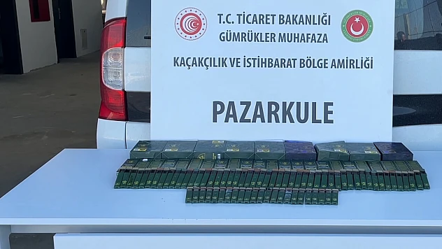 Sınır kapısında elektronik sigaralara gizlenmiş esrar ele geçirildi