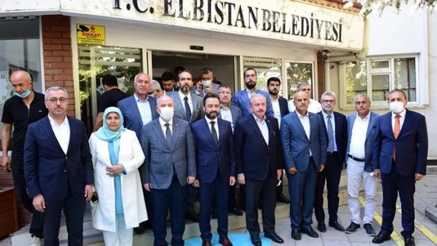 TBMM Başkanı Şentop, 35 yıl sonra Elbistan Belediyesini ziyaret etti