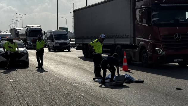 Tırın çarptığı yaya hayatını kaybetti