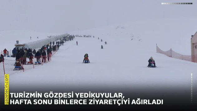 Turizmin gözdesi Yedikuyular, hafta sonu binlerce ziyaretçiyi ağırladı
