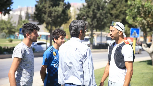 Türk kültürünü tanıtmak için 35 gündür koşan gurbetçi Kahramanmaraş'a ulaştı